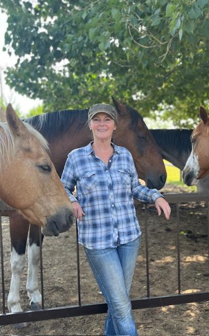 Tovie with her horses at Horse Encounters